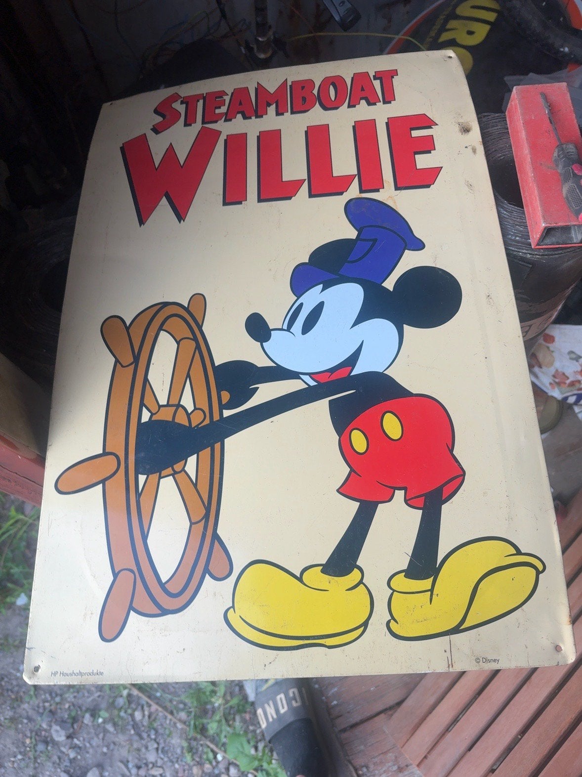 Bord steamboat willie, Eén stripboek, Ophalen, Zo goed als nieuw