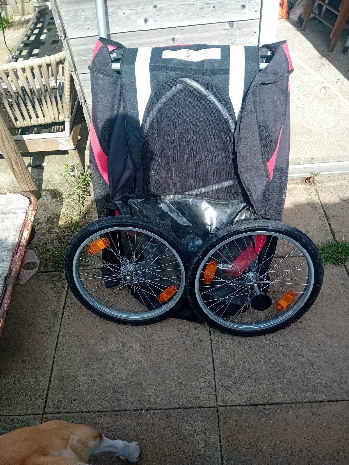 Honden fietskar grote hond, Ophalen, Gebruikt, Hondenkar