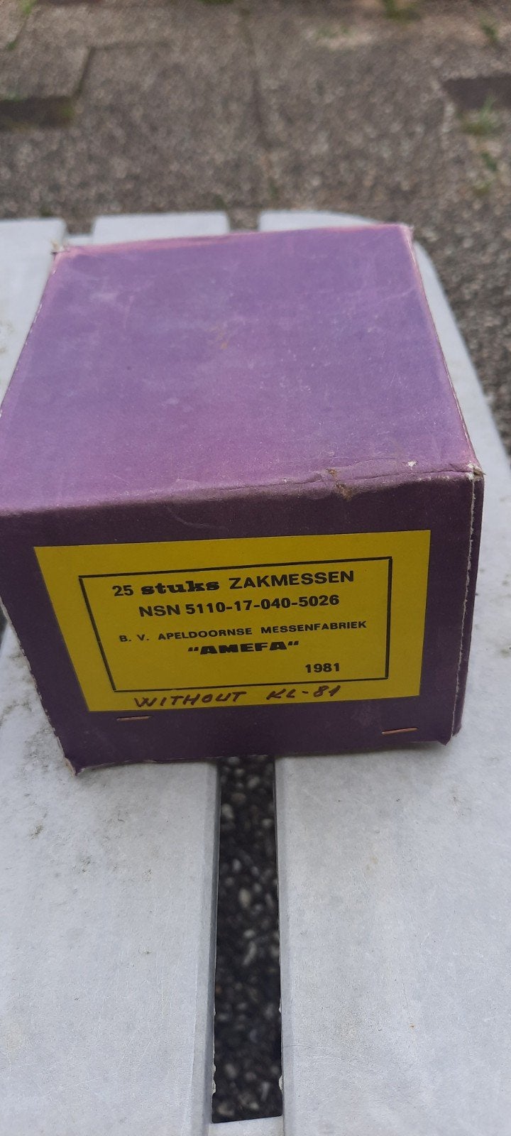 AMEFA Zakmes - Vintage  Zakmes uit 1981, Ophalen of Verzenden