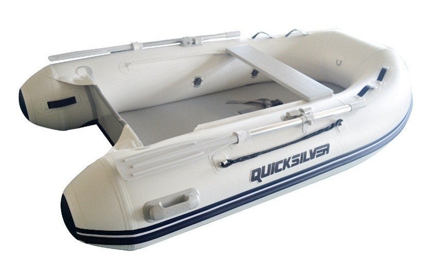 Quicksilver Air300 met Mercury 6PK, Watersport en Boten, Rubberboten, Ophalen, 6 pk, Zo goed als nieuw, Brandstoftank