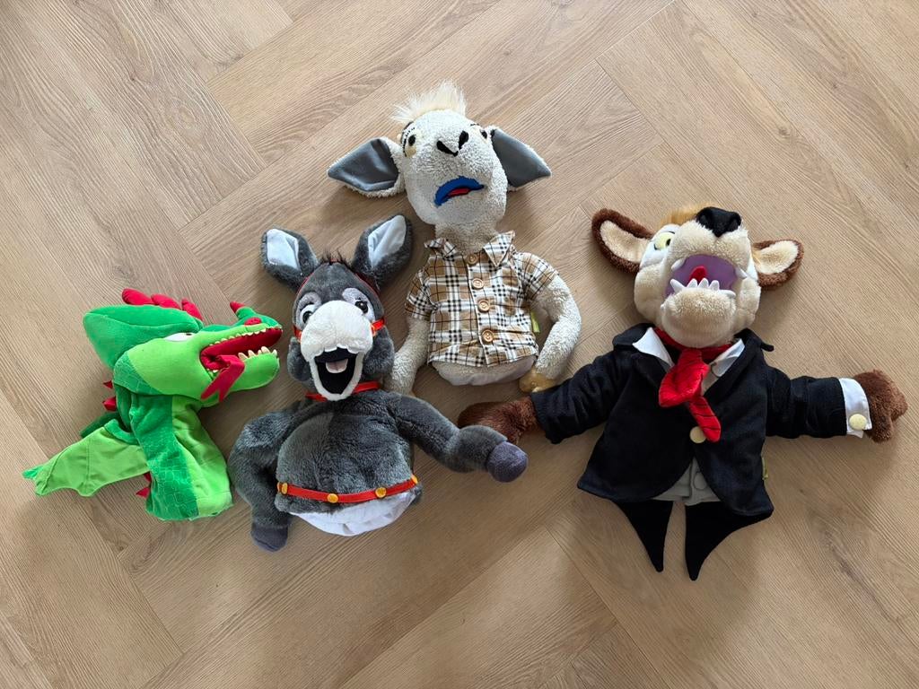 Grote handpoppen Efteling: orgineel!, Ophalen of Verzenden, Gebruikt, Overige typen