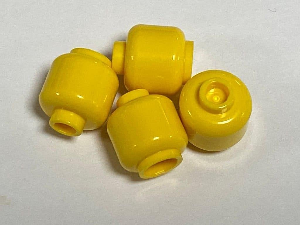 Partij Lego 4x nieuw hoofd met hol nopje in diverse kleuren, Kinderen en Baby's, Speelgoed | Duplo en Lego, Overige thema's, Lego