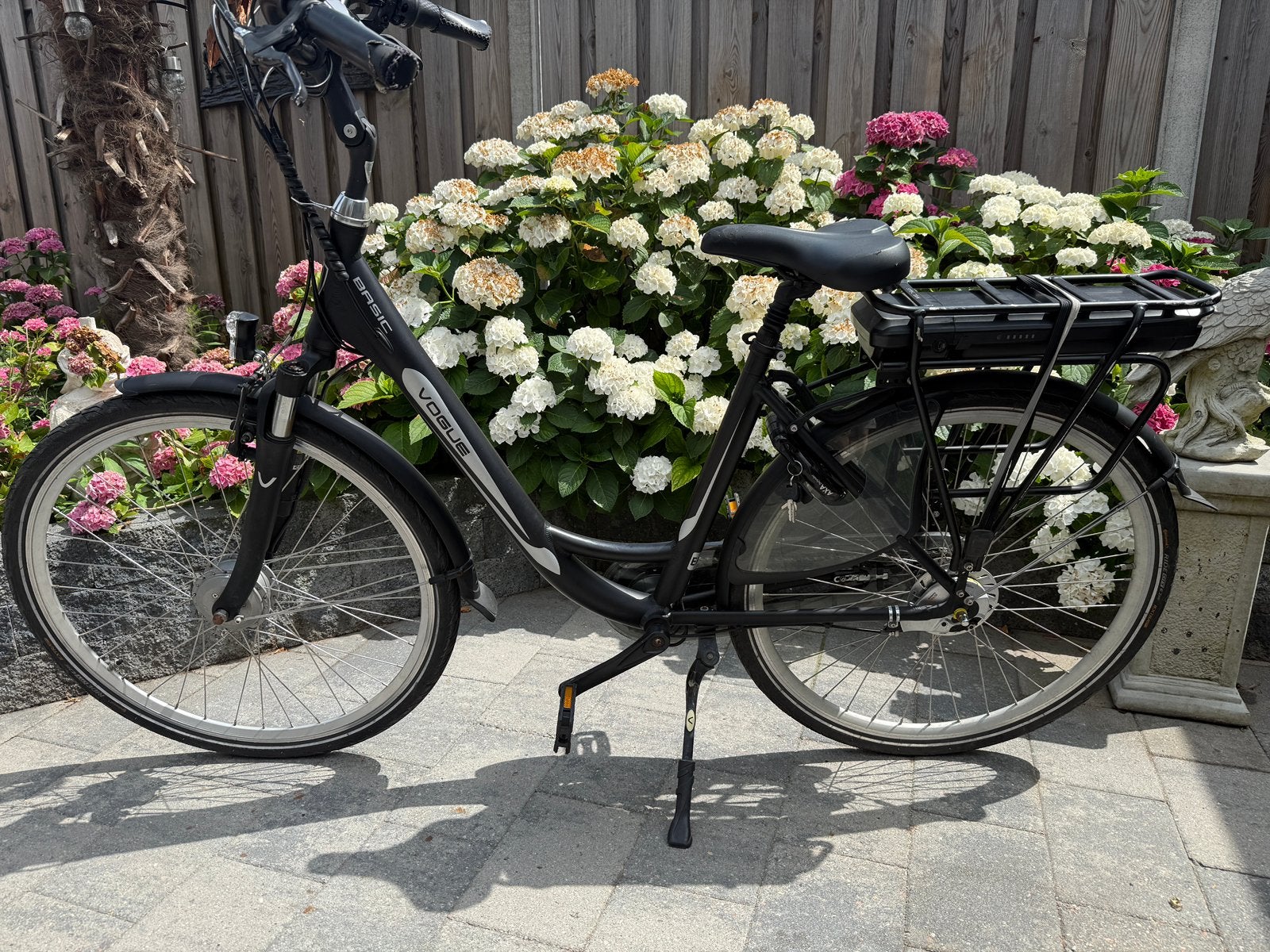 Vogue Basic electrische dames fiets, Fietsen en Brommers, Elektrische fietsen, Gebruikt, Overige merken, 51 tot 55 cm, Ophalen