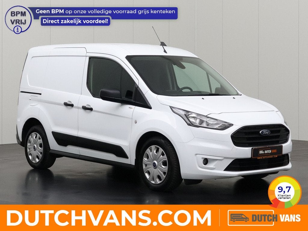 Ford Transit Connect Benzine 100PK | Navigatie | Camera | Ai, Auto's, Stof, Gebruikt, Multifunctioneel stuurwiel, Wit