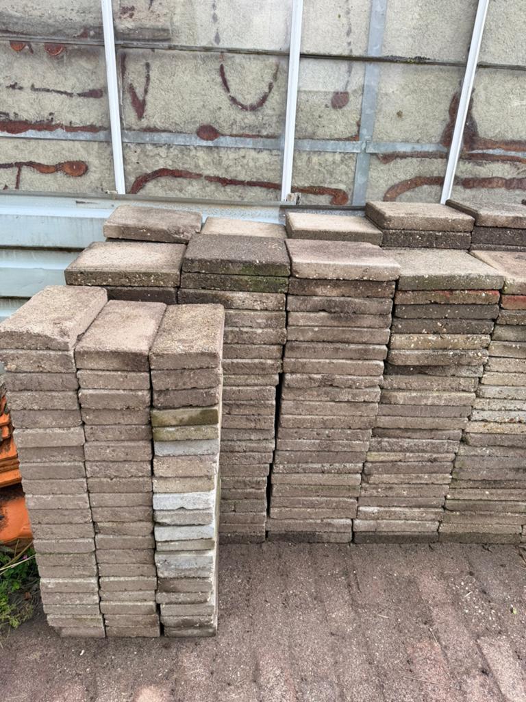 Stoeptegels 30x30, Ophalen, Gebruikt, Overige materialen