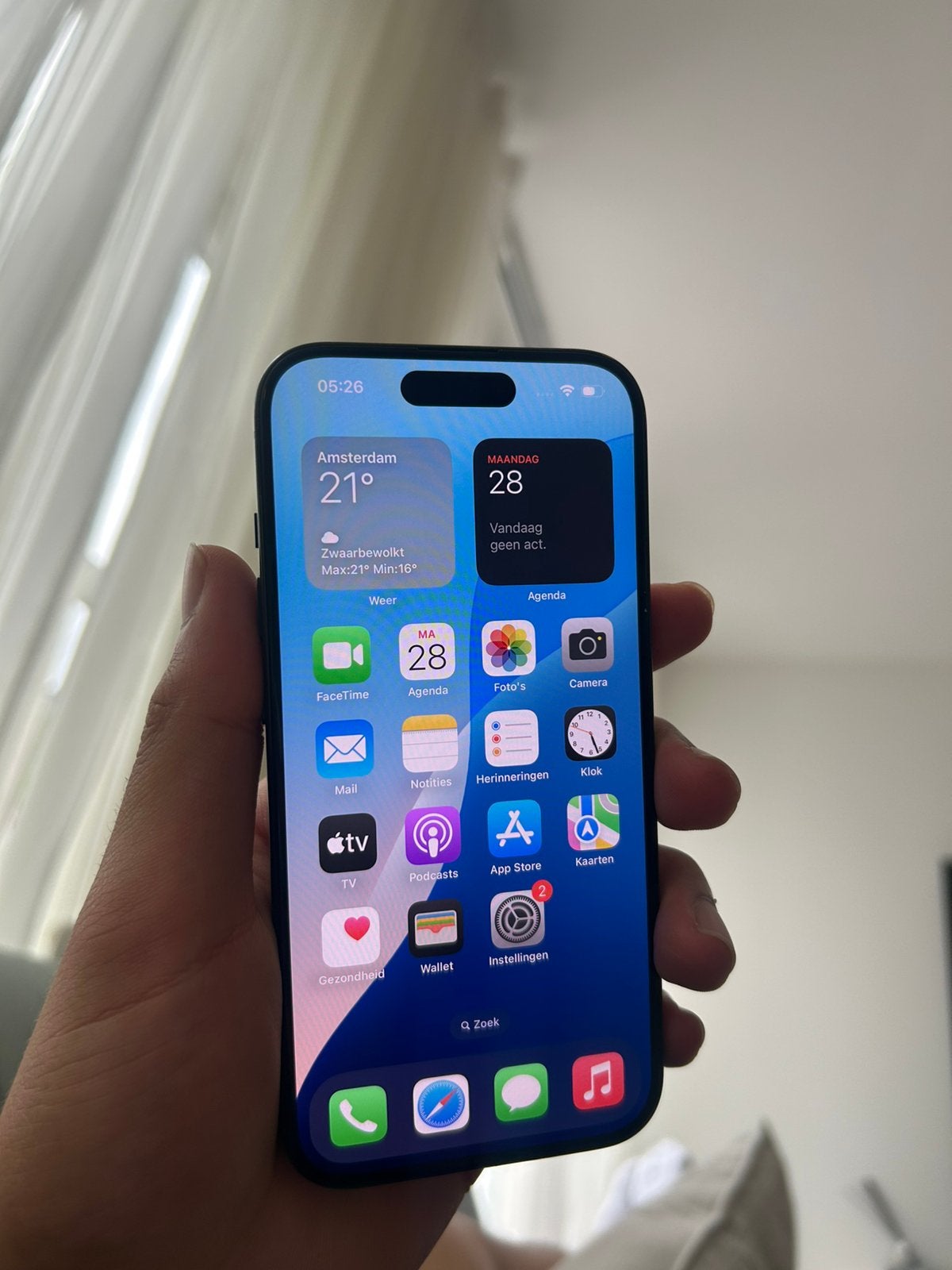 iPhone 15 Pro 256GB – Donkerblauw
