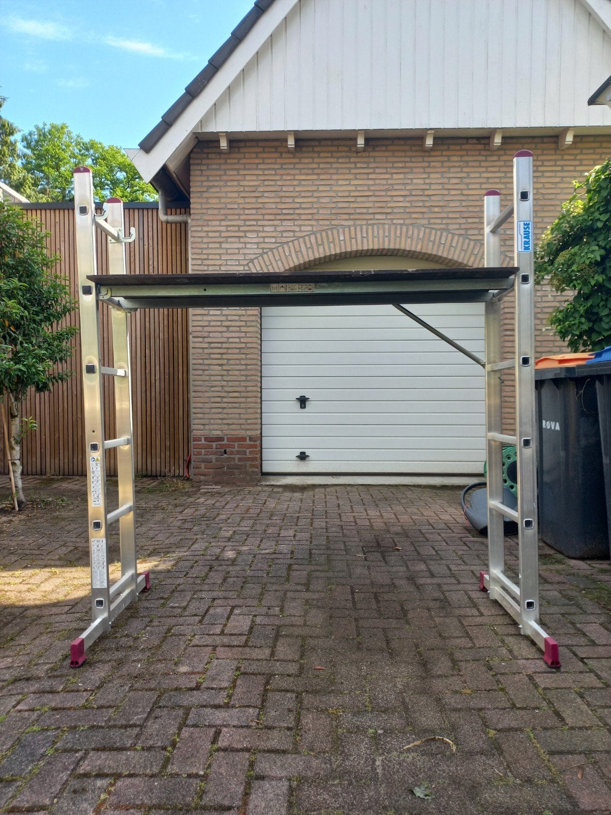 Krause Steiger / Werkbank - Zo goed als nieuw, Trap, Ophalen of Verzenden, Zo goed als nieuw, Opvouwbaar of Inschuifbaar