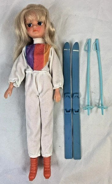 Vintage Fleur Alpine pop Otto Simon Skikleding Ski's 1980s