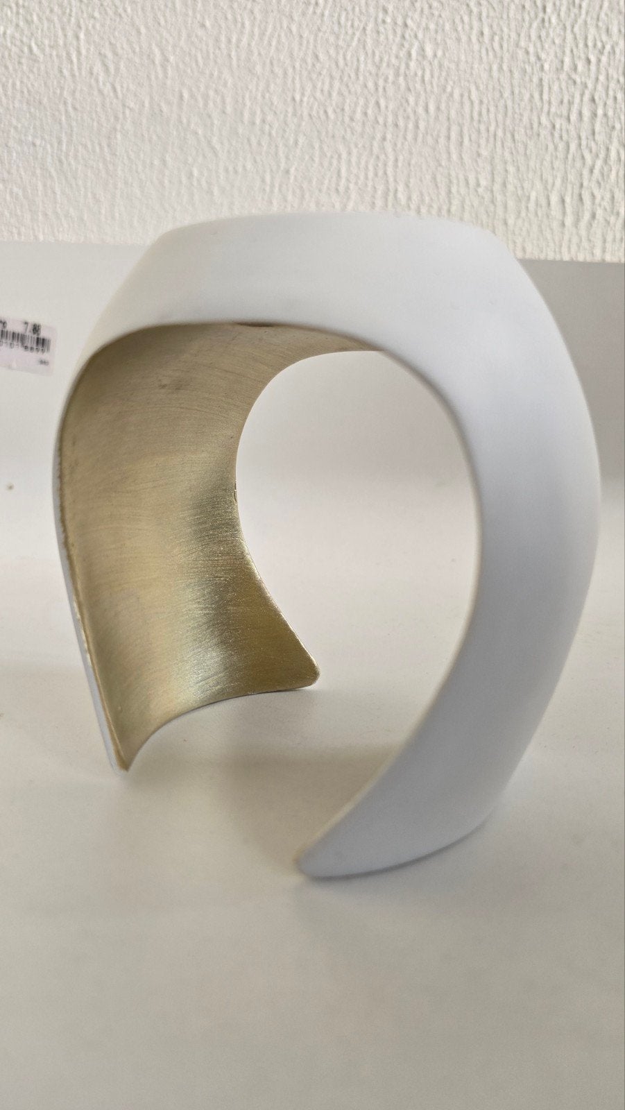 PartyLite Waxinelichthouder Wit/Goud (40/60 characters), Ophalen of Verzenden, Goud, Waxinelichthouder
