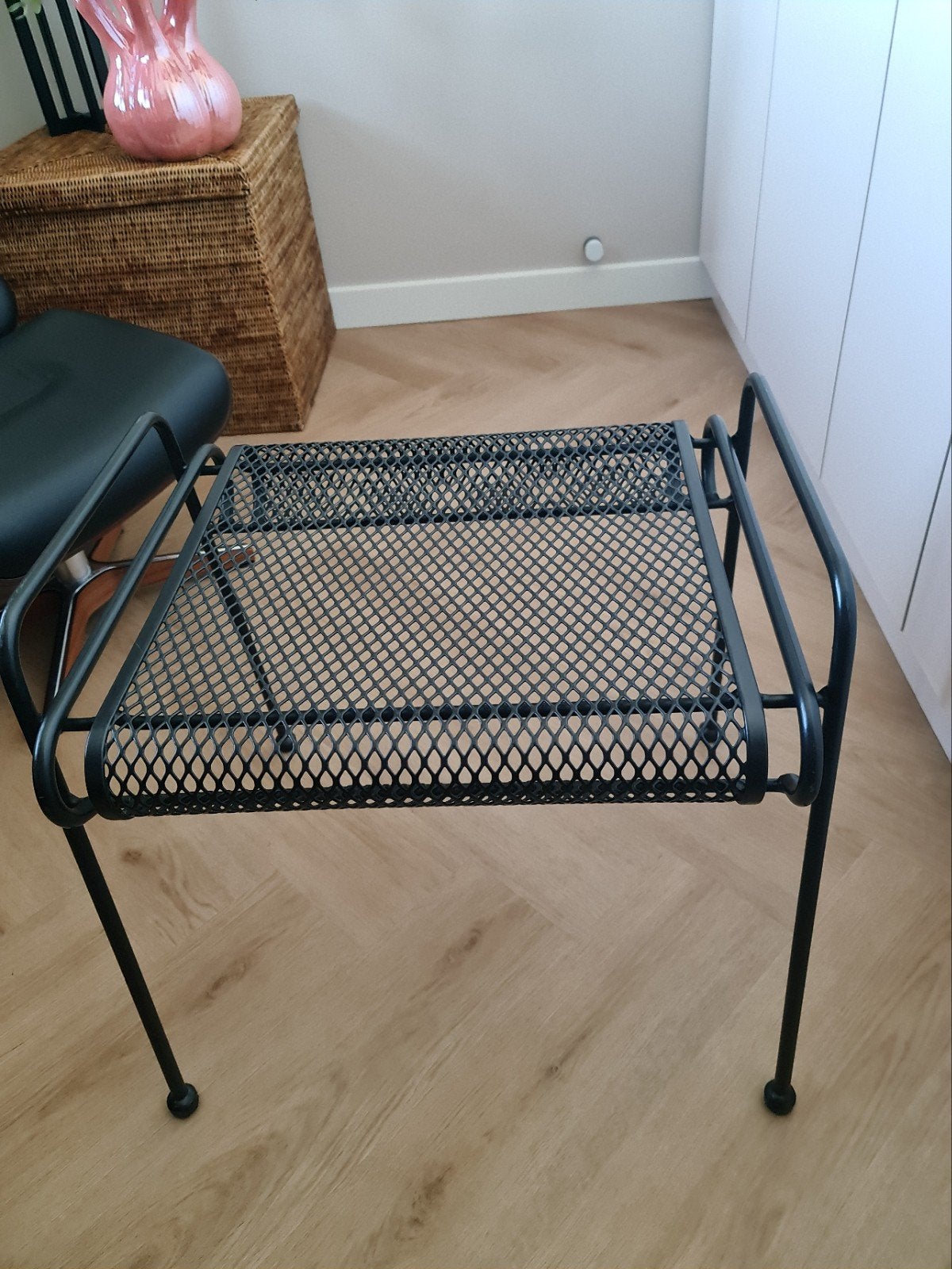 2x hocker/voetenbank Royal Garden, Overige materialen, Gebruikt, Hocker, Ophalen