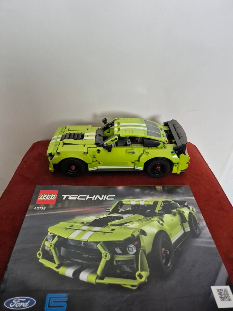 lego technic 42138 ford mustang  met boekje zonder doos., Lego, Compleet, Ophalen of Verzenden, Zo goed als nieuw
