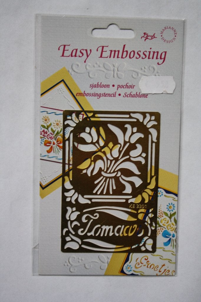 Marianne Easy embossing sjabloon Tomaco, Ophalen of Verzenden, Nieuw, Overige thema's, Pons of Mal