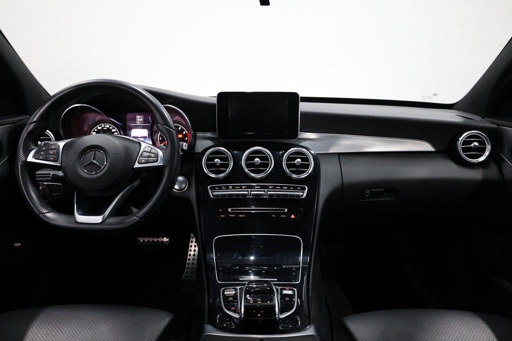 Mercedes-Benz C-klasse Estate 180 AMG Line LED/PANORAMADAK/L, Auto's, Mercedes-Benz, Automaat, Achterwielaandrijving, Euro 6, Zwart