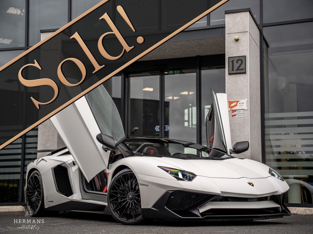 Lamborghini Aventador SV 750-4 V12 Roadster / 1/500 / Ad Per, Auto's, Lamborghini, Gebruikt, Alcantara, Wit, Origineel Nederlands