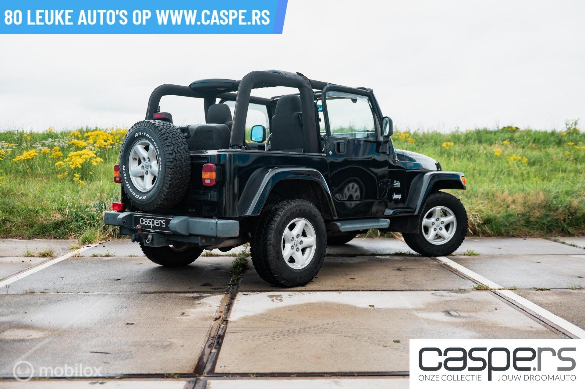 Jeep Wrangler 4.0i Hardtop | Airco, Auto's, Jeep, Automaat, Stof, Gebruikt, Zwart
