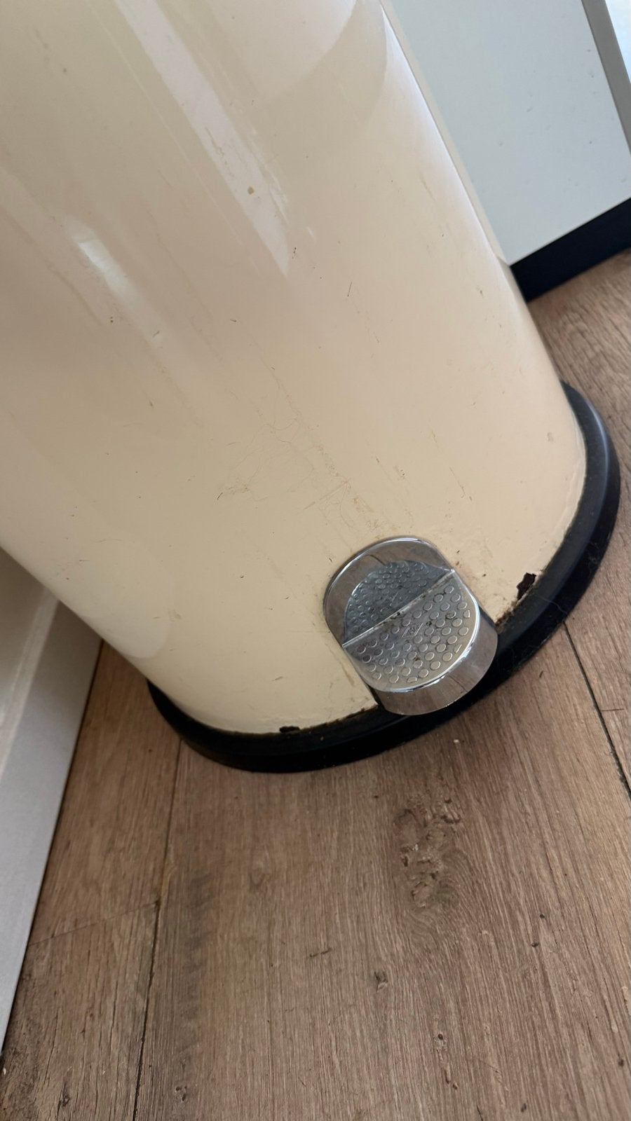 Wesco Kickmaster Pedaalemmer Kiky - Crème, Ophalen, Gebruikt, Metaal, Met pedaal