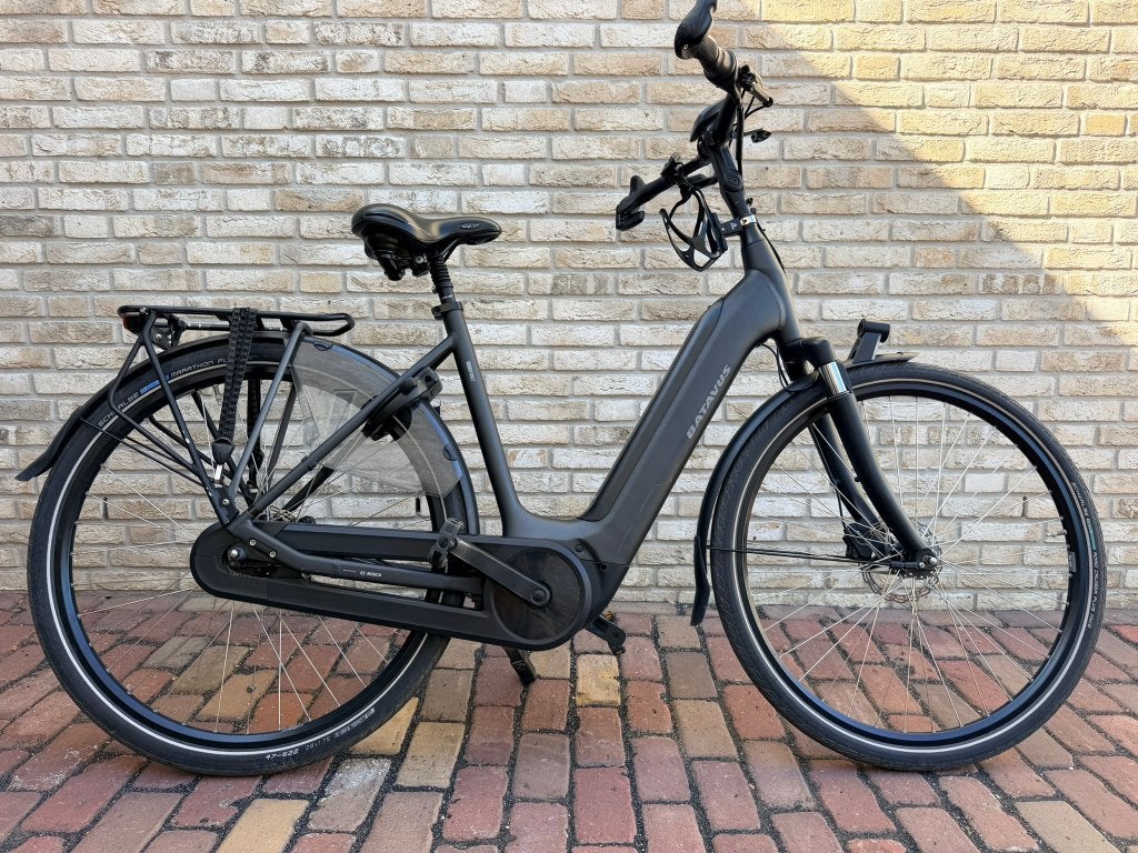 Batavus Finez E-Go e-bike maat D53 zwart, Ophalen, Gebruikt, Batavus, 51 tot 55 cm