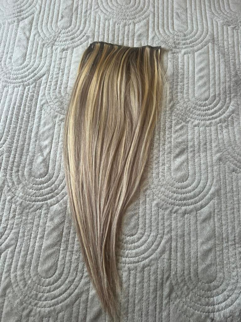Humano hair extentions weft, Ophalen of Verzenden, Gebruikt, Pruik of Haarverlenging