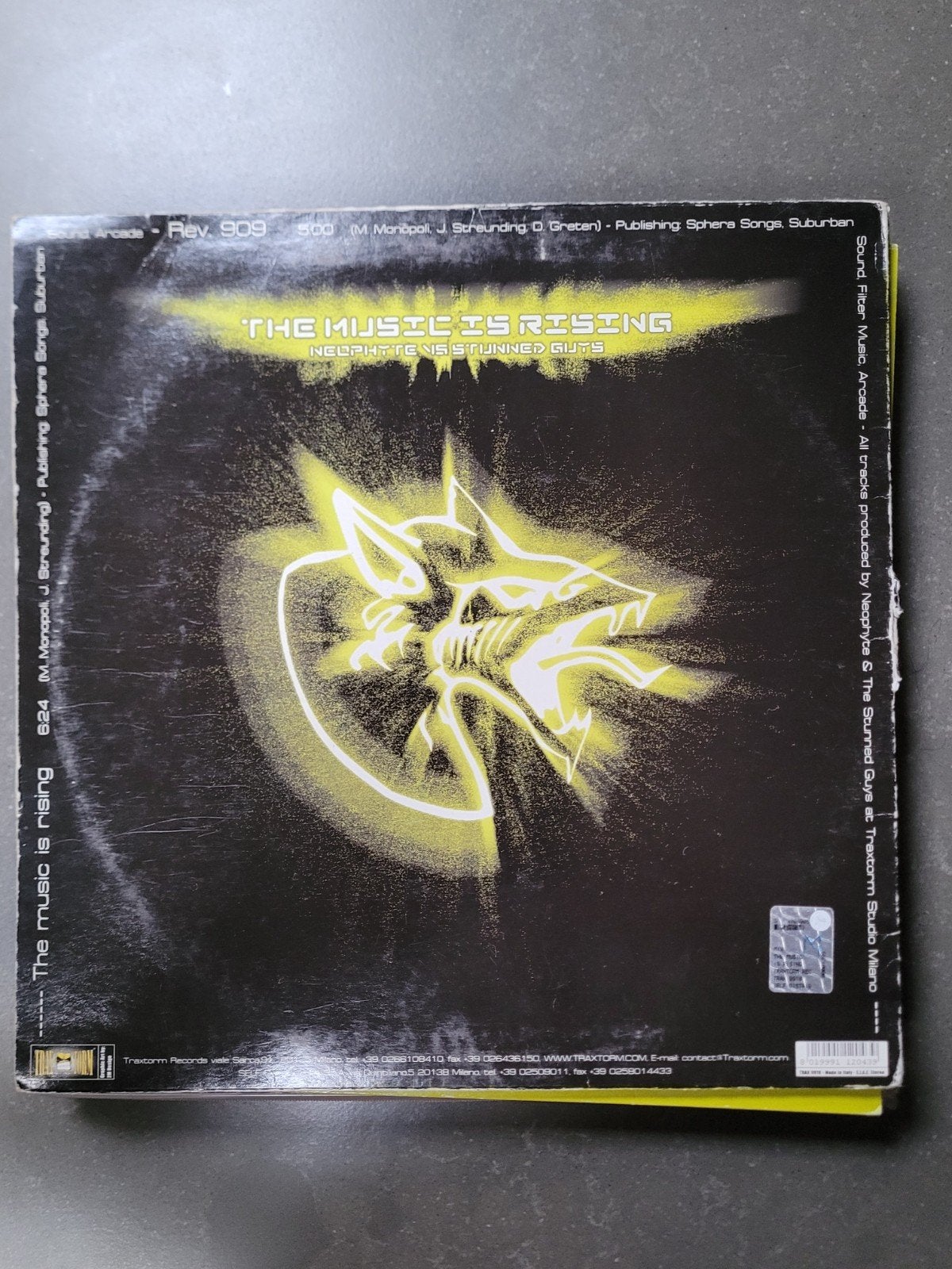 Neophyte vs stunned guys the music is rising rev 909, Cd's en Dvd's, Vinyl | Dance en House, Ophalen of Verzenden, Zo goed als nieuw