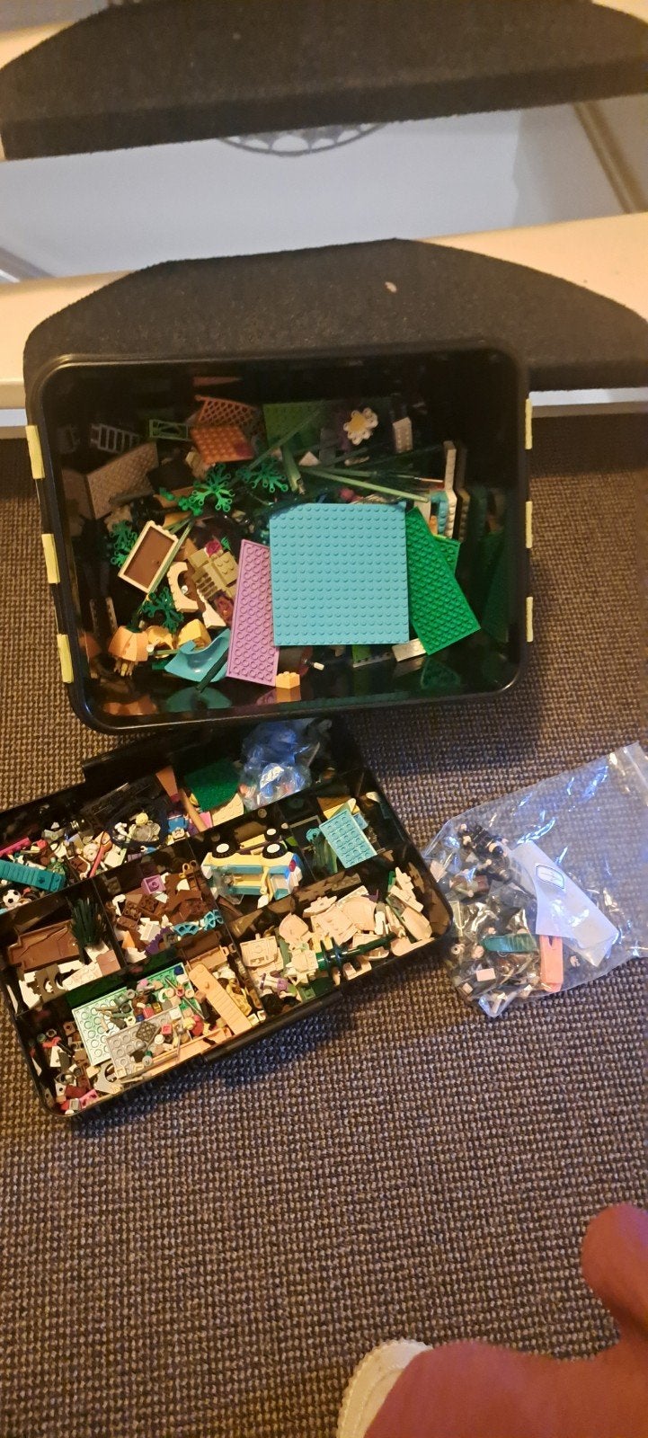 Bak vol losse LEGO onderdelen, Kinderen en Baby's, Speelgoed | Duplo en Lego, Ophalen, Gebruikt, Inclusief extra onderdelen, Lego