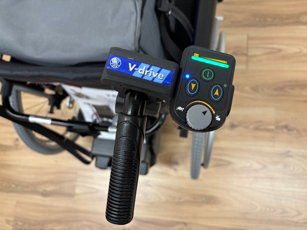 Rolstoel duwondersteuning V-Drive, Ophalen of Verzenden, Nieuw, Duwrolstoel