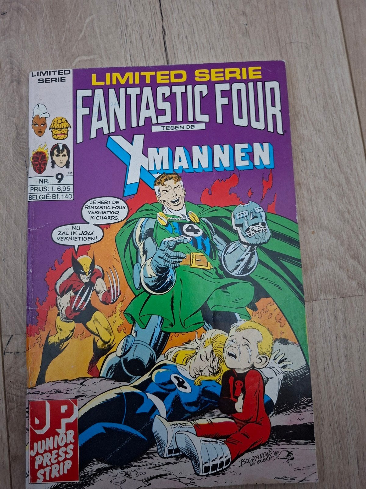 Fantastic Four tegen de X-Mannen - Junior Press Strip nr. 9, Ophalen of Verzenden