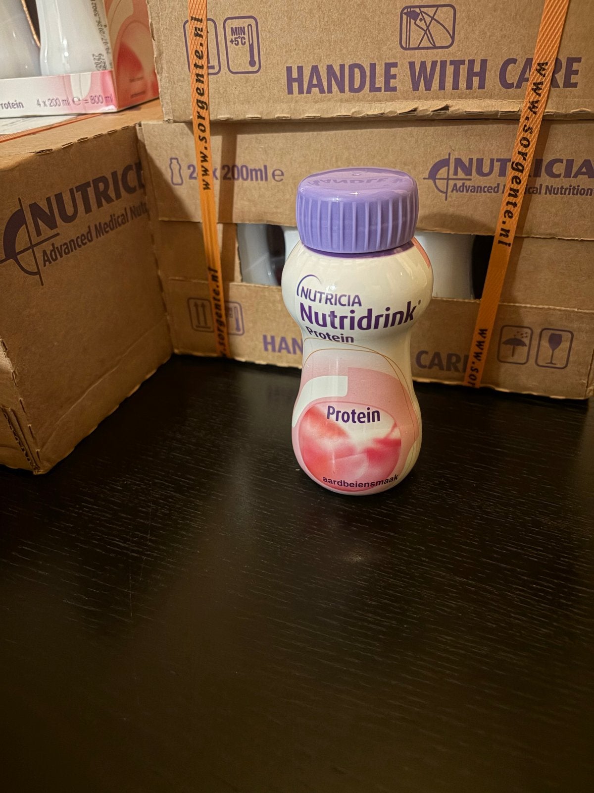 24x Nutricia/Nutridrink Protein Aardbei, Ophalen