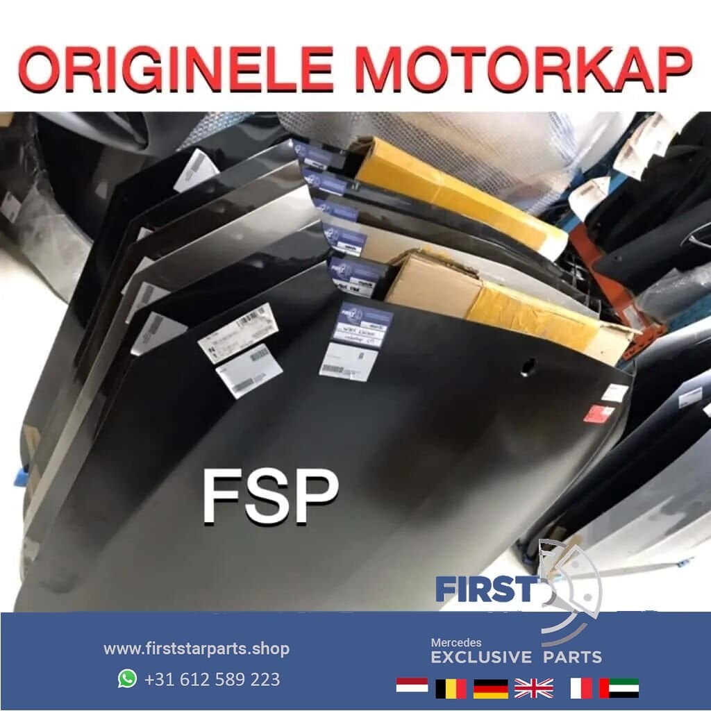 W205 A205 C205 S205 MOTORKAP Mercedes C Klasse ORIGINEEL SED, Auto-onderdelen, -, -, Motorkap, -