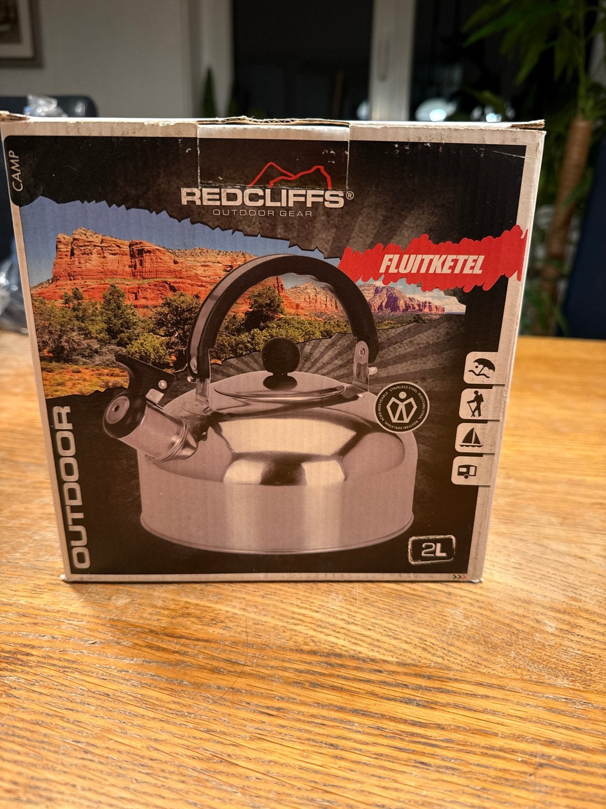Redcliffs Outdoor Gear Fluitketel 2L - Nieuw in doos, Ophalen of Verzenden, Nieuw