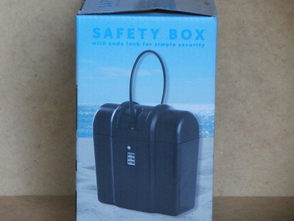 Safety box met code slot kluis kluisje cijferslot minikluis, Ophalen of Verzenden, Nieuw, Minikluisje