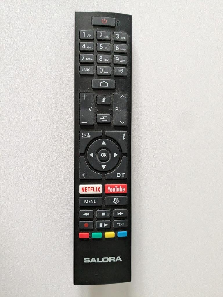 Salora afstandsbediening Android tv, Ophalen of Verzenden, Zo goed als nieuw, Origineel, Tv