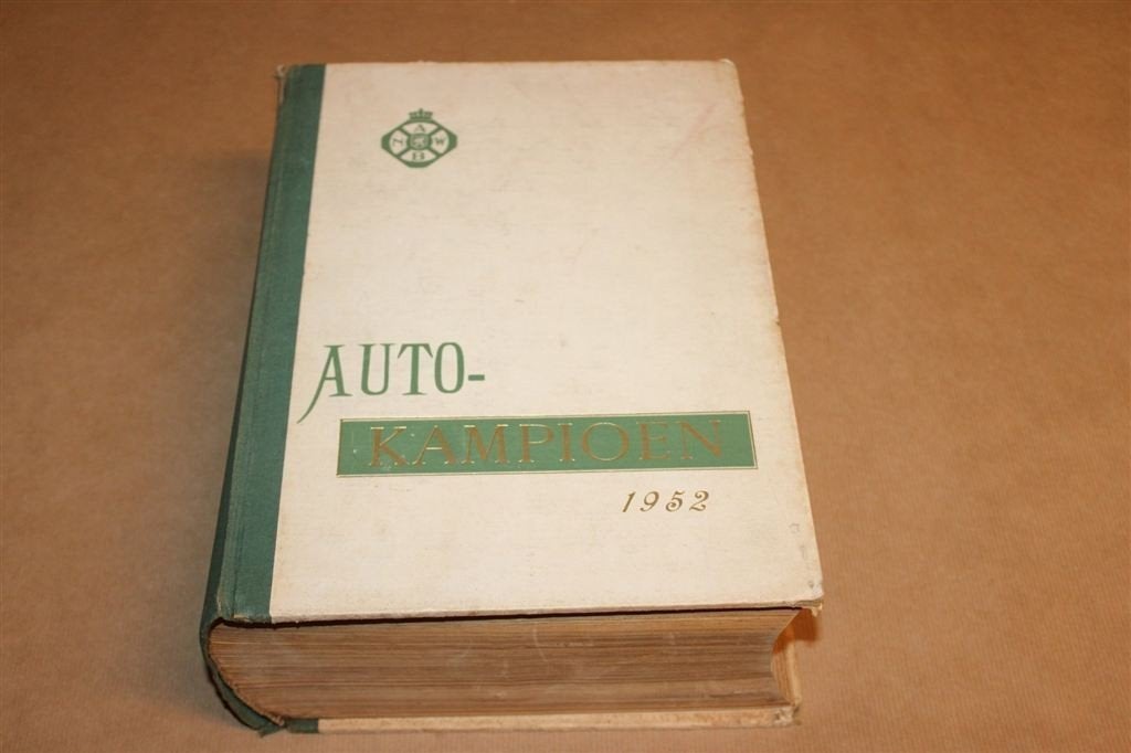 Autokampioen 1952 — Complete Jaargang Originele ANWB Band, Ophalen of Verzenden, Gelezen, Algemeen