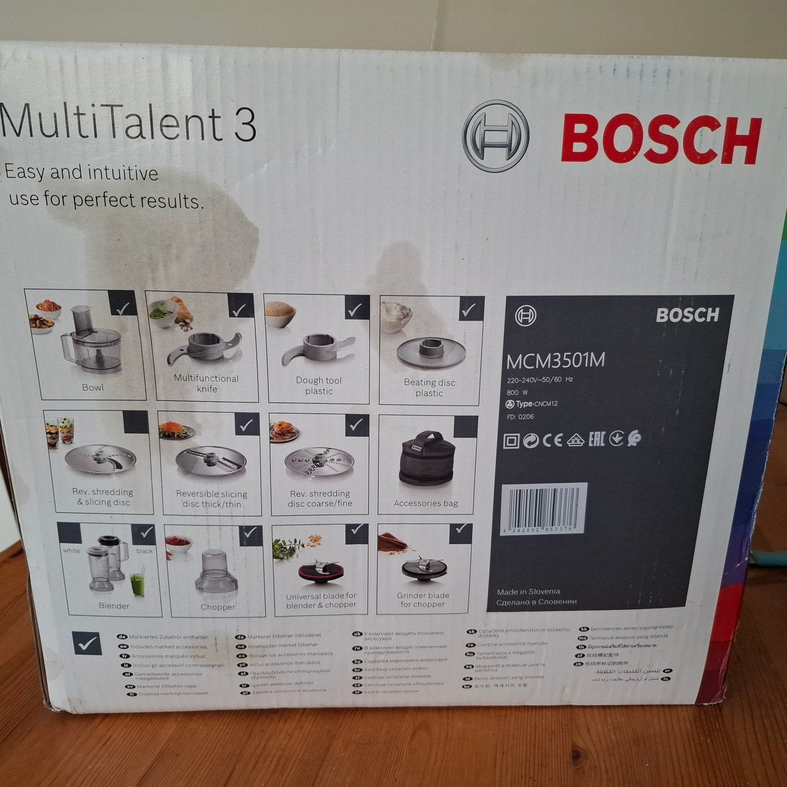 Bosch keukenmachine, Ophalen, Nieuw