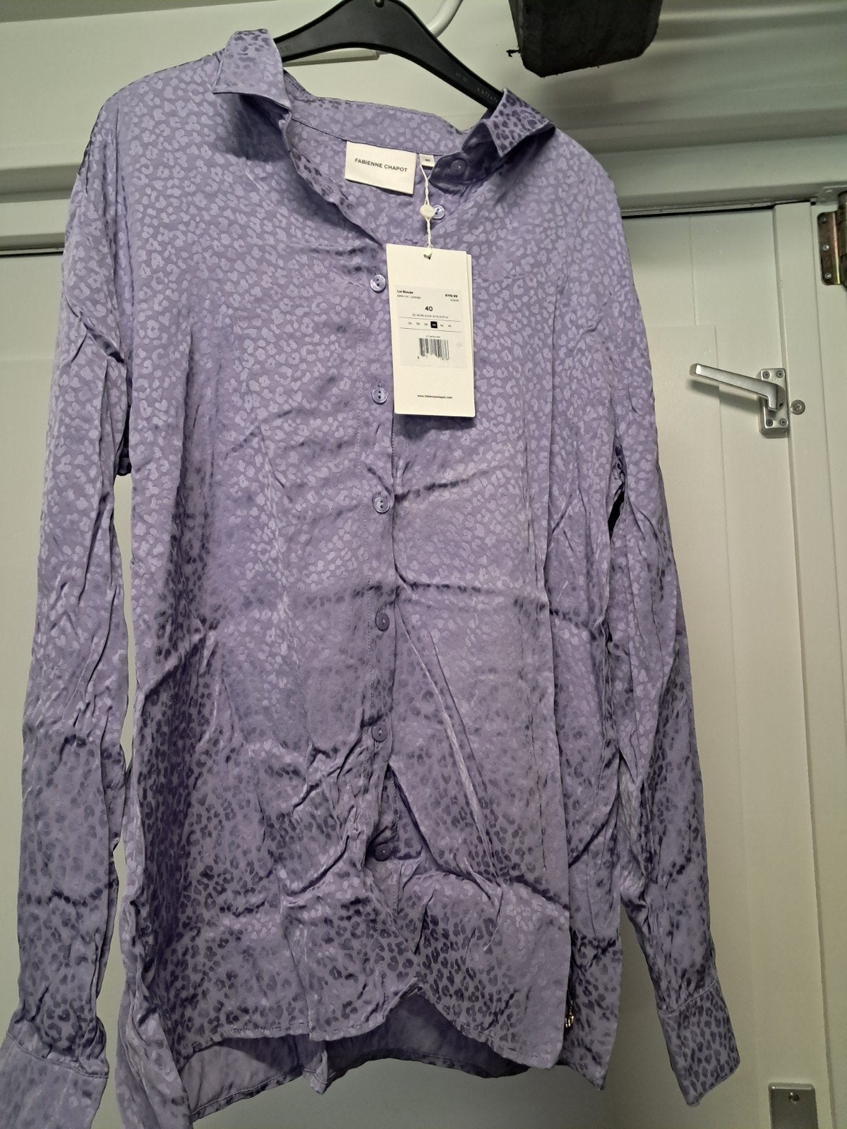 Fabienne Chapot blouse met kaartje maat 40, Kleding | Dames, Blouses en Tunieken, Nieuw, Maat 38/40 (M), Paars, Ophalen of Verzenden