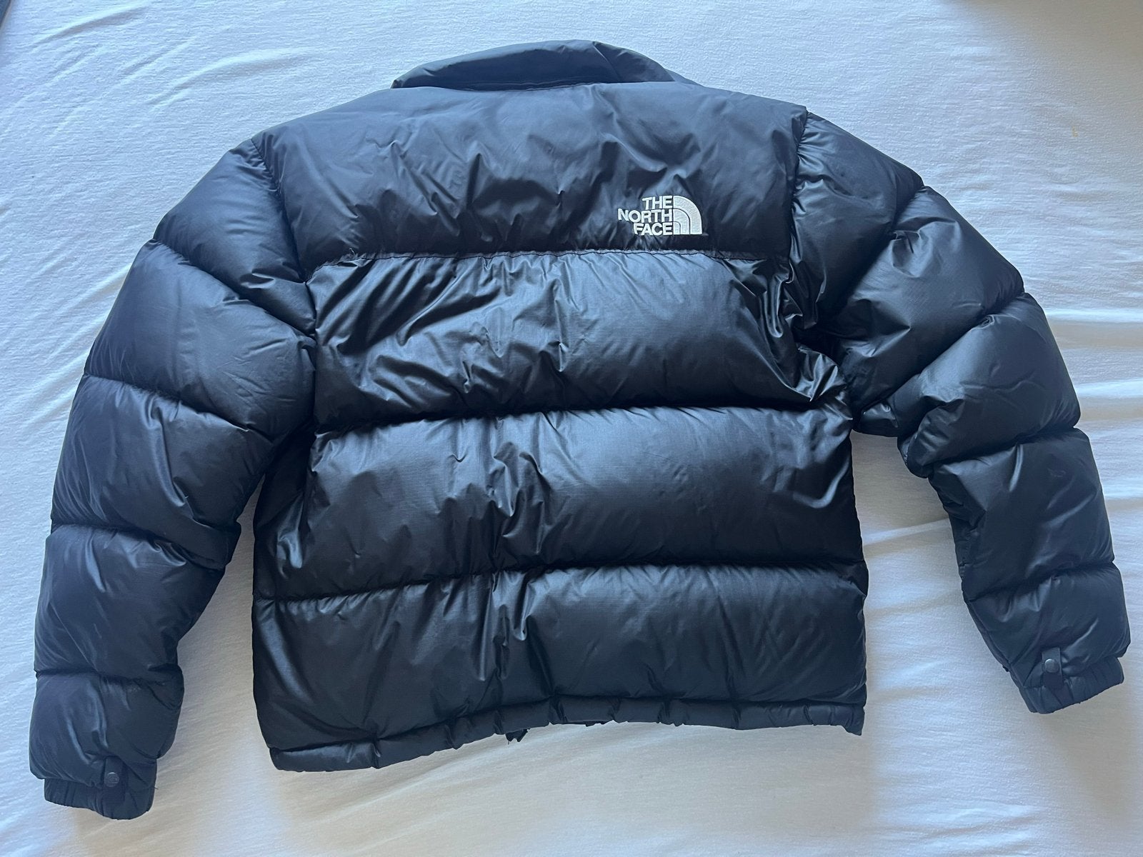 The North Face Nuptse Puffer Jacket Zwart Maat S, Ophalen of Verzenden, Gedragen, Maat 46 (S) of kleiner, Zwart