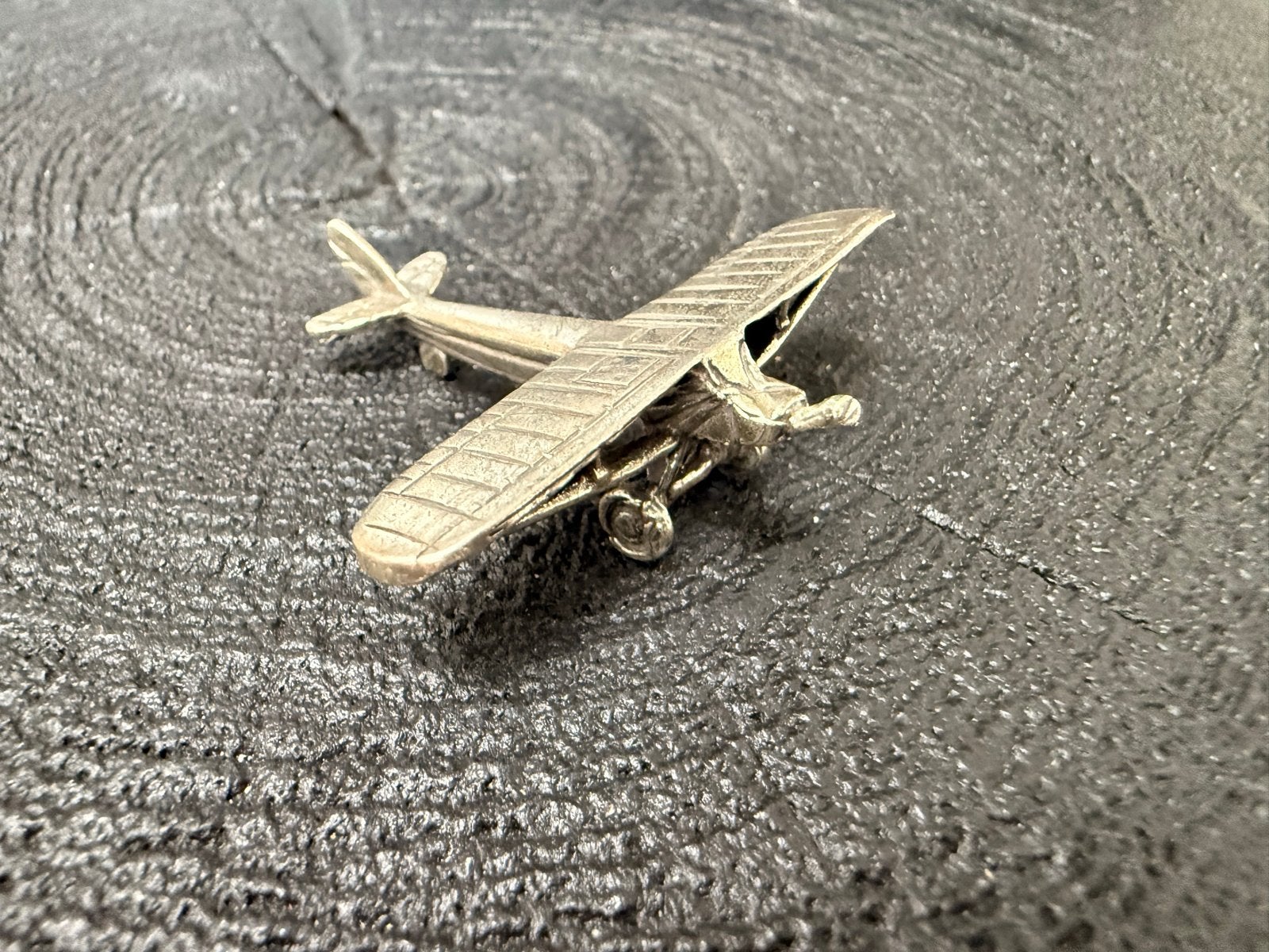 Zilveren Miniatuur Vliegtuigje - 800 Zilver - Verzamelaarsit, Verzenden, Zilver