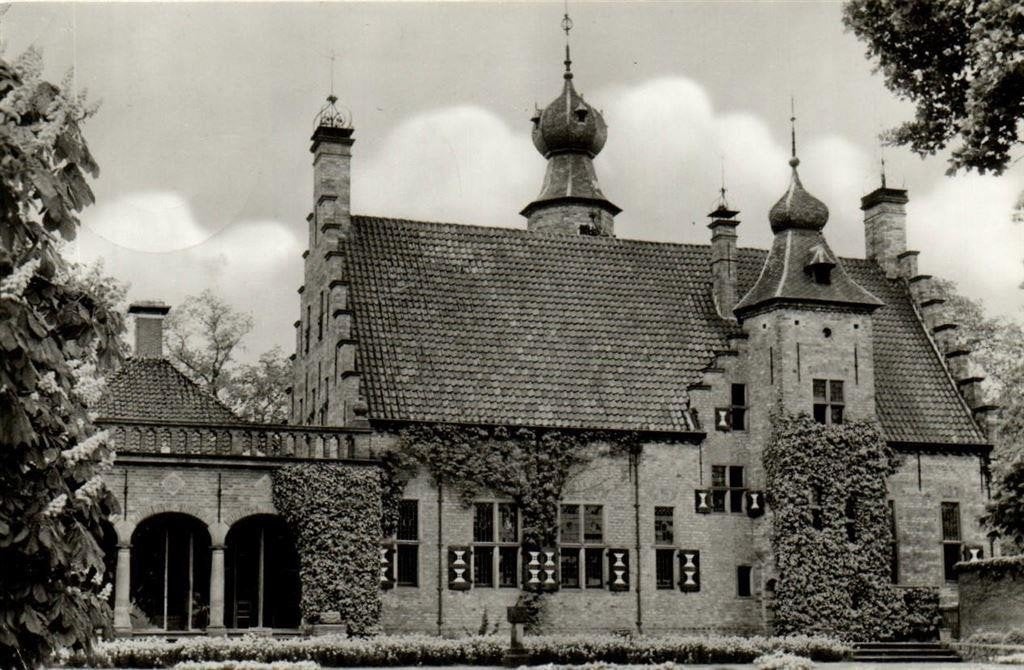 Heringa State Dr. Popta Slot te Marssum - 1963 gelopen, Ophalen of Verzenden, 1960 tot 1980, Gelopen, Friesland