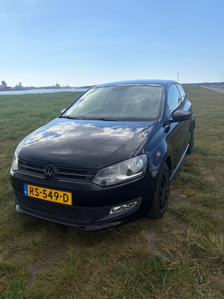 Volkswagen Polo 1.2 6V 44KW 5D My2009 2010 Zwart, Voorwielaandrijving, 967 kg, 40 €/maand, 1198 cc