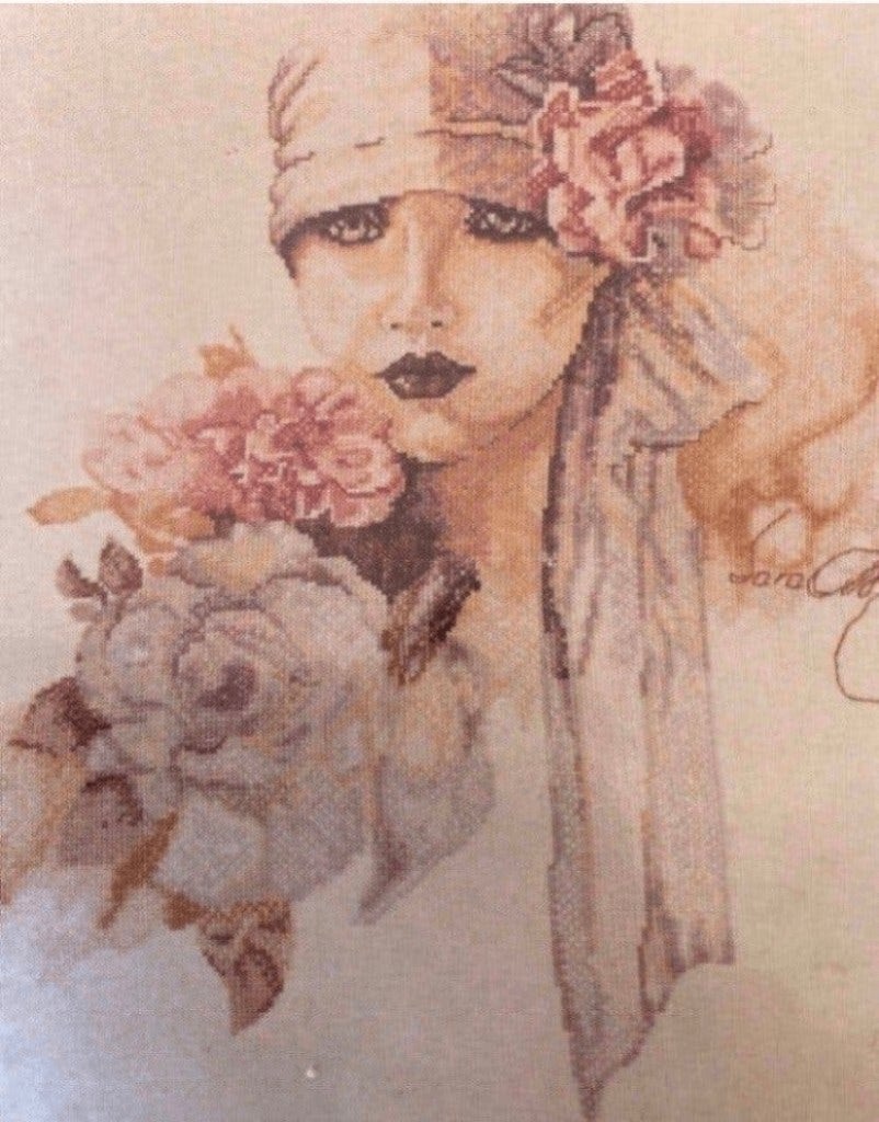 BORDUURPAKKET LANARTE SARA MOON "THE BRIDE", Ophalen of Verzenden, Nieuw, Handborduren, Borduurpakket