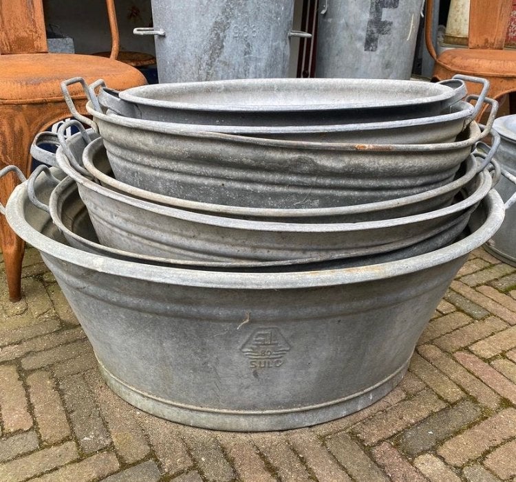 Zinken wasteilen., Ophalen, Gebruikt, Zink, Zink