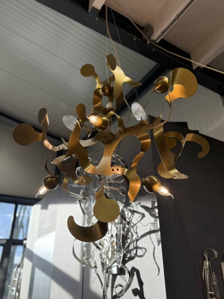 Showmodel Brand van Egmond Kelp Element Kroonluchter Lamp, Overige materialen, Nieuw, Ophalen of Verzenden, Brand van Egmond