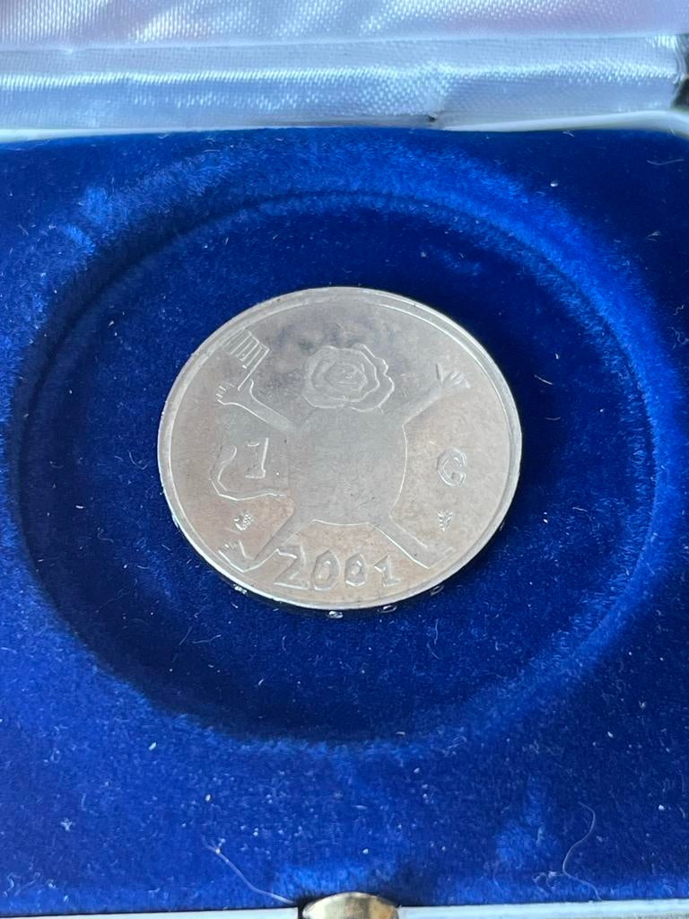 Nederlandse 1 gulden munt 2001, Ophalen of Verzenden, Koningin Beatrix, 1 gulden, Losse munt