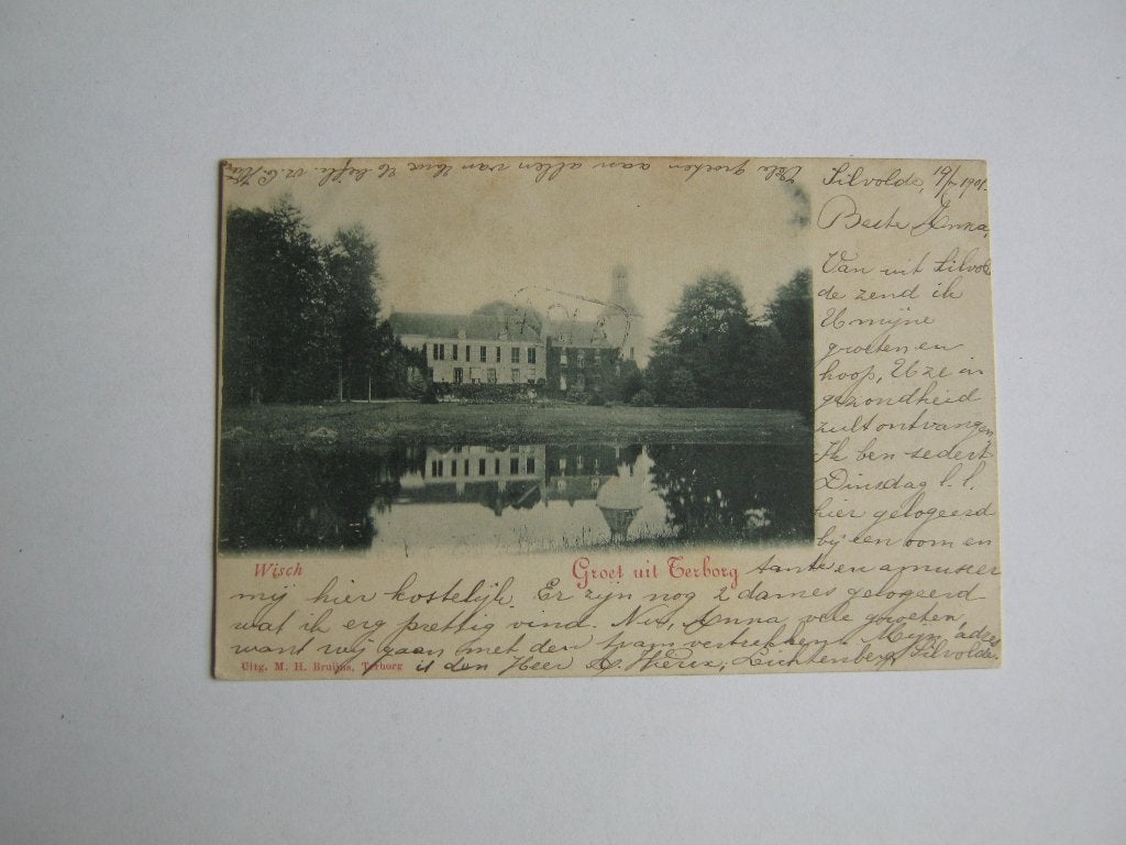Ansichtkaarten Nederland, TC 9-85 Groet uit Terborg 1901, Ophalen of Verzenden, Voor 1920, Gelopen, Noord-Brabant
