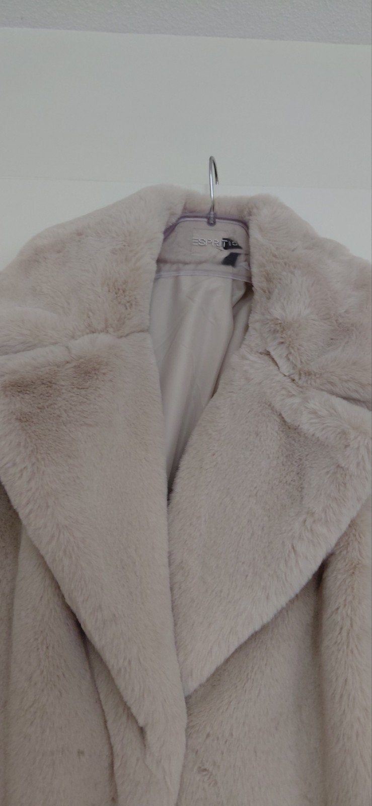 Nieuwe, superzachte Divided by H&M faux fur jas, Maat 38/40 (M), Divided by H&M, Beige, Nieuw