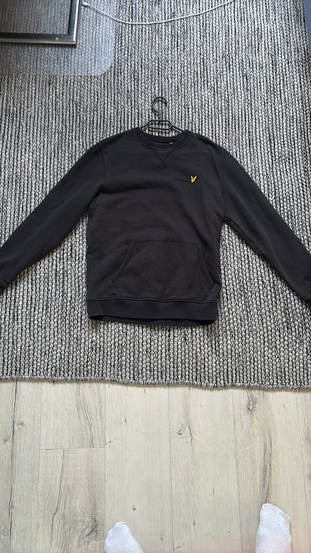 Lyle & Scott trui zwart maat M, Ophalen, Zo goed als nieuw, Maat 48/50 (M), Zwart