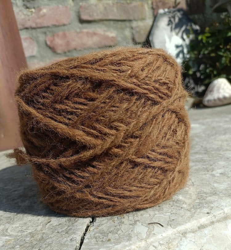 100% ALPACA getwijnd 2-draad wol garen Hypo allergeen (AW2), Ophalen of Verzenden, Nieuw, Breien of Haken, Wol of Garen