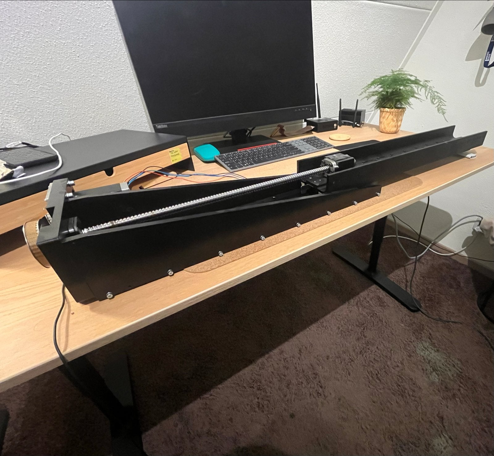 Aangepaste lineaire actuator met stappenmotor, Ophalen of Verzenden