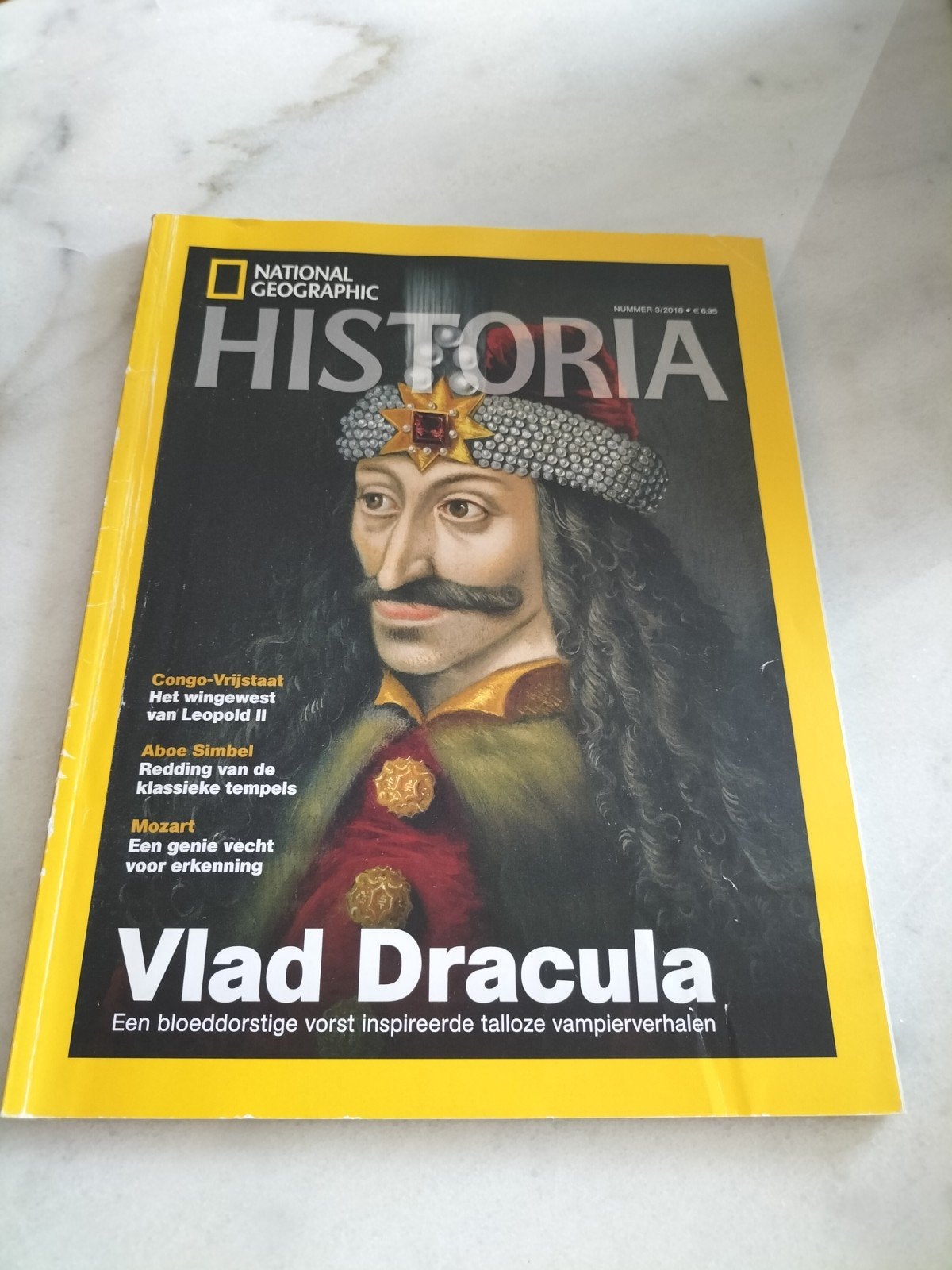 National Geographic Historia - Vlad Dracula (3/2018), Ophalen of Verzenden, Zo goed als nieuw, Overige typen