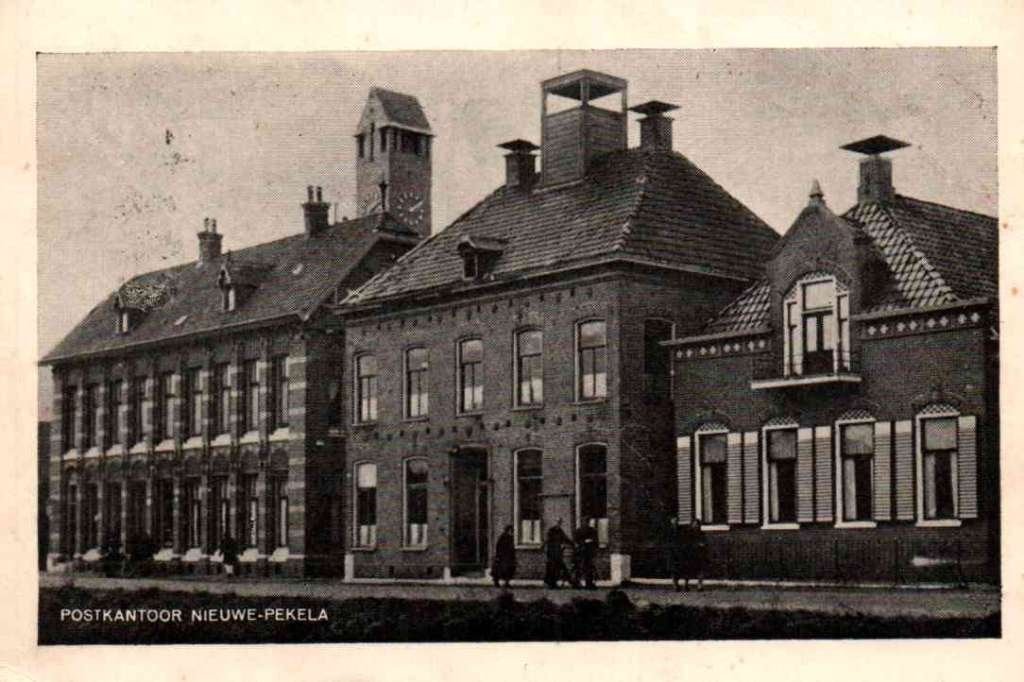 Postkantoor Nieuwe Pekela, Ophalen of Verzenden, 1940 tot 1960, Gelopen, Groningen