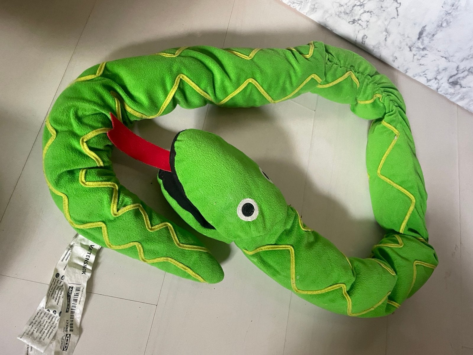 IKEA knuffel, slang Vattensnok, Ophalen of Verzenden, Zo goed als nieuw, Overige typen